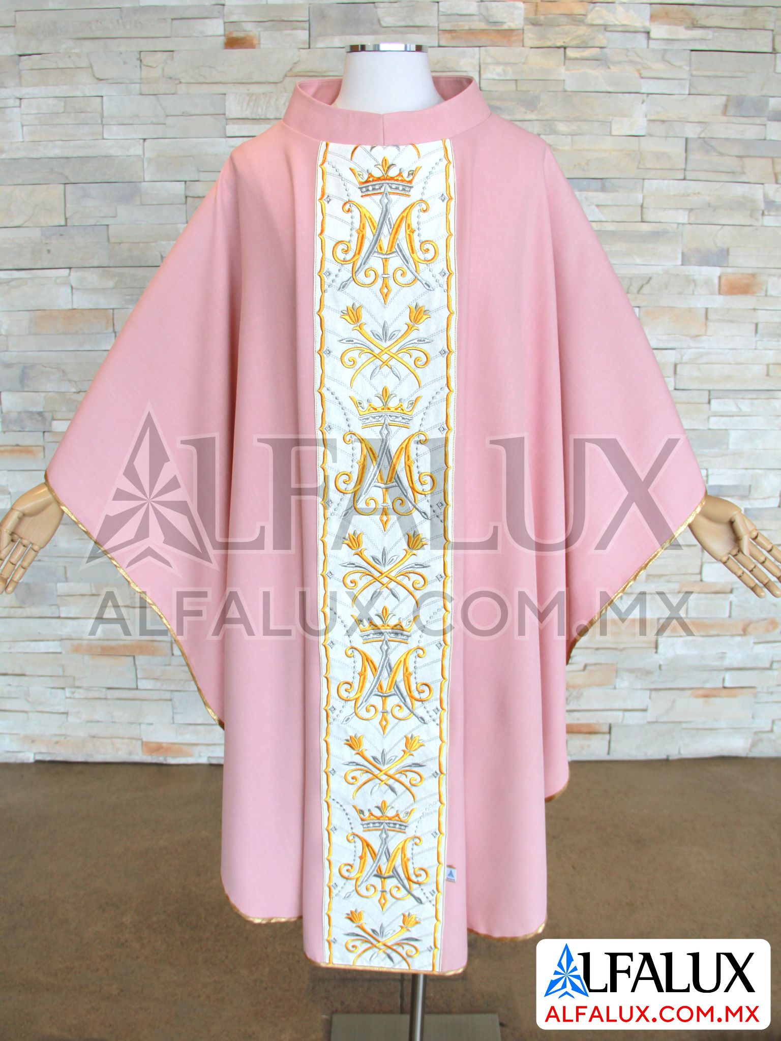 34 MATER DEI Alfalux Casulla Palo de Rosa Central Raso Perla 23